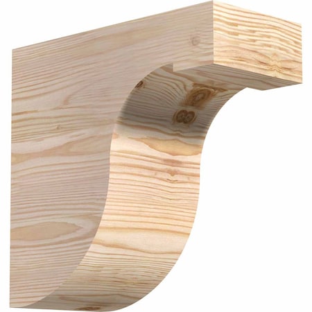 Ekena Millwork Del Monte Smooth Rafter Tail, Douglas Fir, 5 1/2"W x 12"H x 12"L RFT06X12X12DEL00SDF